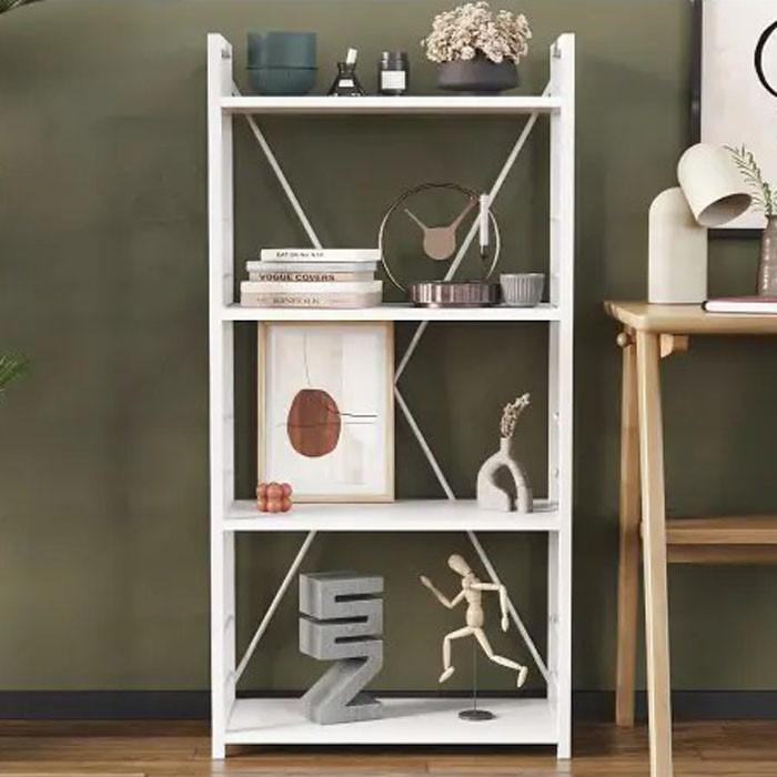 Етажерка 4/60 Ferrum-decor Серії Коннект 120x60x28 білий ДСП Білий 16мм (FRD-104242), фото 1