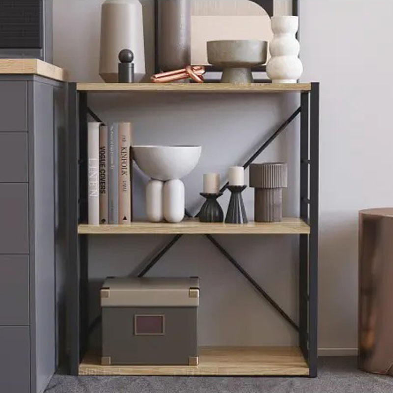 Етажерка 3/60 Ferrum-decor Серії Коннект 73x60x28 чорний ДСП Дуб Сонома 16мм (FRD-104257), фото 1