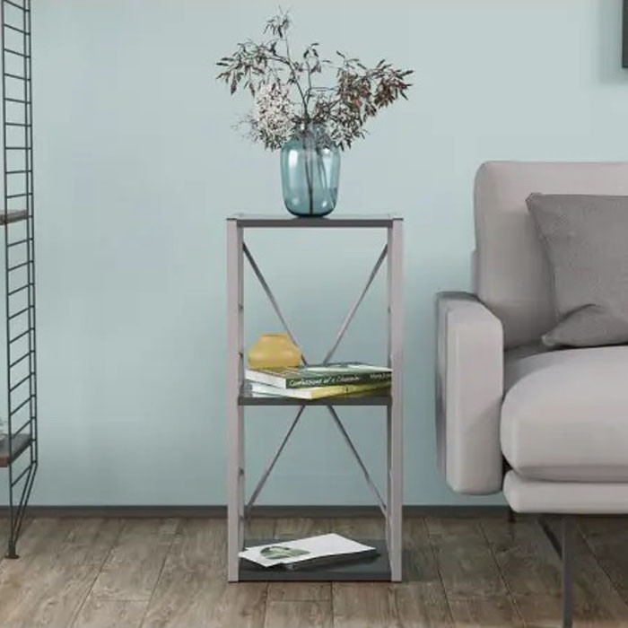 Етажерка 3/34 Серії Коннект 73x34x28 сірий ДСП Сосна Кембра 16мм FRD-104306, фото 1