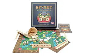 "Ерудит 2 в 1" гра настільна з дерев'яними плашками Ost