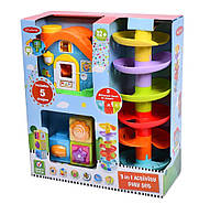 Гра Limo toy 3в1 (будинок, лабіринт, кубики), рухомі деталі, фігурки 5 шт. арт. PL1016-PL2041-PL2052, фото 4