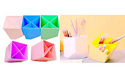 Підставка стаканчик для ручок КУБ 8*10 см