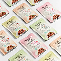 Вологий корм для котів Natural Kitty у вигляді шматочків курки та тунця у соусі, 85 г, фото 2