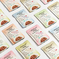 Вологий корм для котів Natural Kittу у вигляді шматочків курки та тунця з яловичою печінкою у соусі, 85 г, фото 2