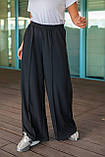 Штани жіночі трикотажні палаццо гурт роздріб дроп 9733, фото 2