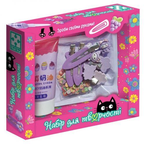 Набір для творчості "Клей з кабашонами. Заколки фіолетові" [tsi273490-TSI], фото 1