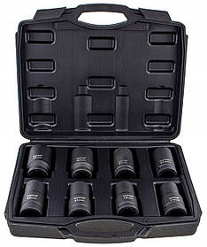 Набір ударних шестигранних головок торцевих 3/4” (17-32 мм) 8 шт. Vorfal V08113