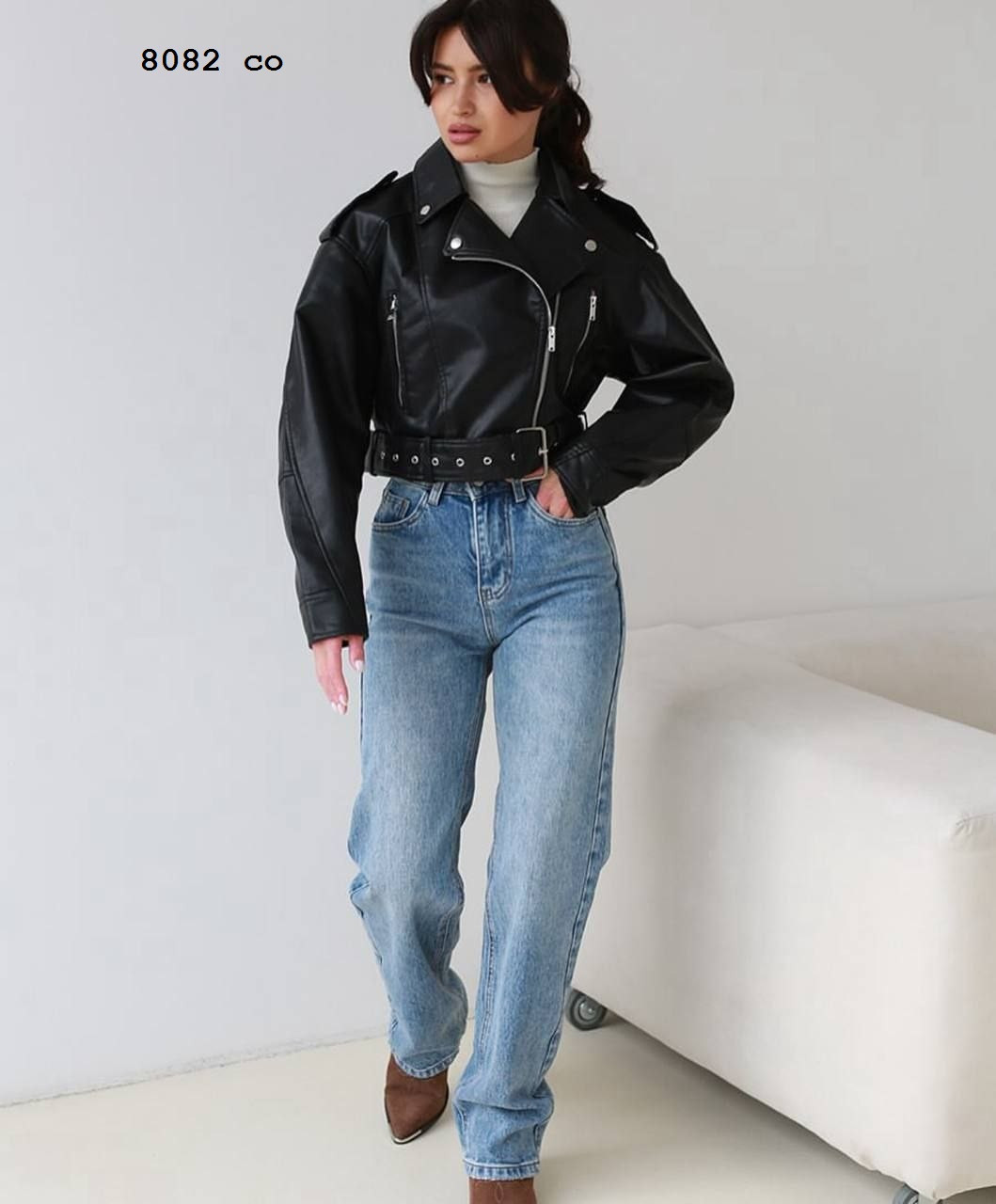 Куртка - косуха жіноча 8082 со, фото 1