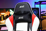 Крісло 2E GAMING BUSHIDO II, ПУ шкіра, 3D-Armrests, чорно-білий, фото 5