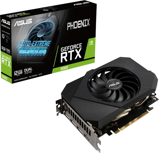 Відеокарта GeForce RTX 3060 12GB Asus Phoenix V2 (PH-RTX3060-12G-V2) Б/В