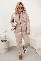 Жіночий осінній спортивний костюм великого розміру новинка 2025