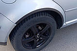 Накладки на арки (4 шт, чорні) для Volkswagen Golf 4, фото 9