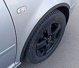 Накладки на арки (4 шт, чорні) для Volkswagen Golf 4, фото 10