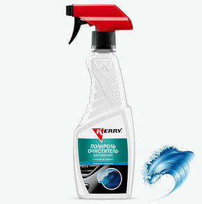 Поліроль-очисник для пластику, матовий ефект. Запах морська свіжість. 500 мл