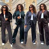 Жіночий стильний спортивний костюм великі розміри новинка 2025