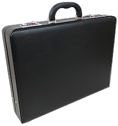 Бізнес кейс, дипломат з еко шкіри Portfolio чорний