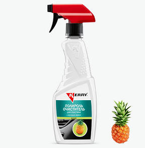 Поліроль-очисник для пластику, з матовий ефект. Запах ананас. 500 мл