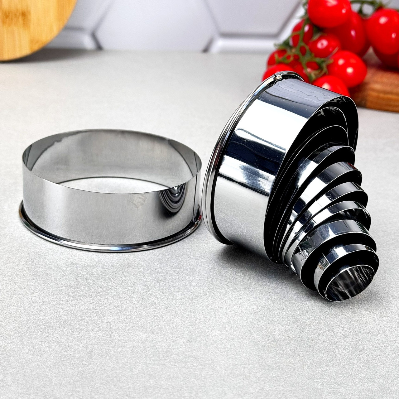 Набір форм для вирізання тіста та формування, 11 предметів, нержавіюча сталь