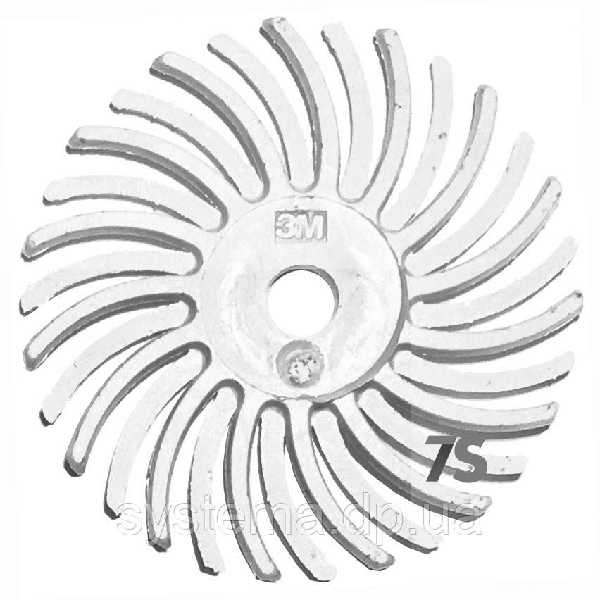 3M 27613 Scotch-Brite™ Bristle RB-ZB Typ C - Радіальна щітка 25,4х3,0 мм, P120, біла