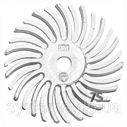 3M 27613 Scotch-Brite™ Bristle RB-ZB Typ C - Радіальна щітка 25,4х3,0 мм, P120, біла, фото 1