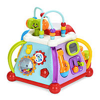 Розвиваючий музичний мультикуб Hola 806 кольоровий 15 в 1, фото 2