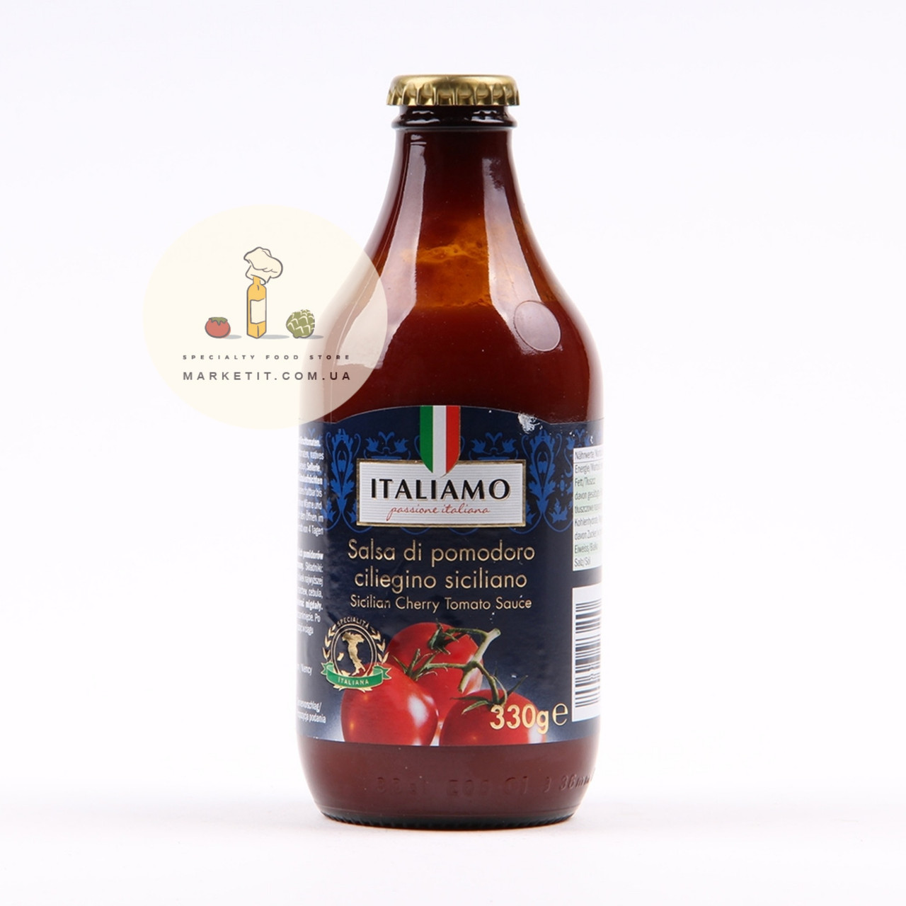 Томатний соус Italiamo Salsa di Pomodoro, із сицилійських чері 330 г., фото 1