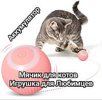 Розумний автоматичний м'ячик для тварин М'ячик іграшка для кішок і собак малих порід SPECTR