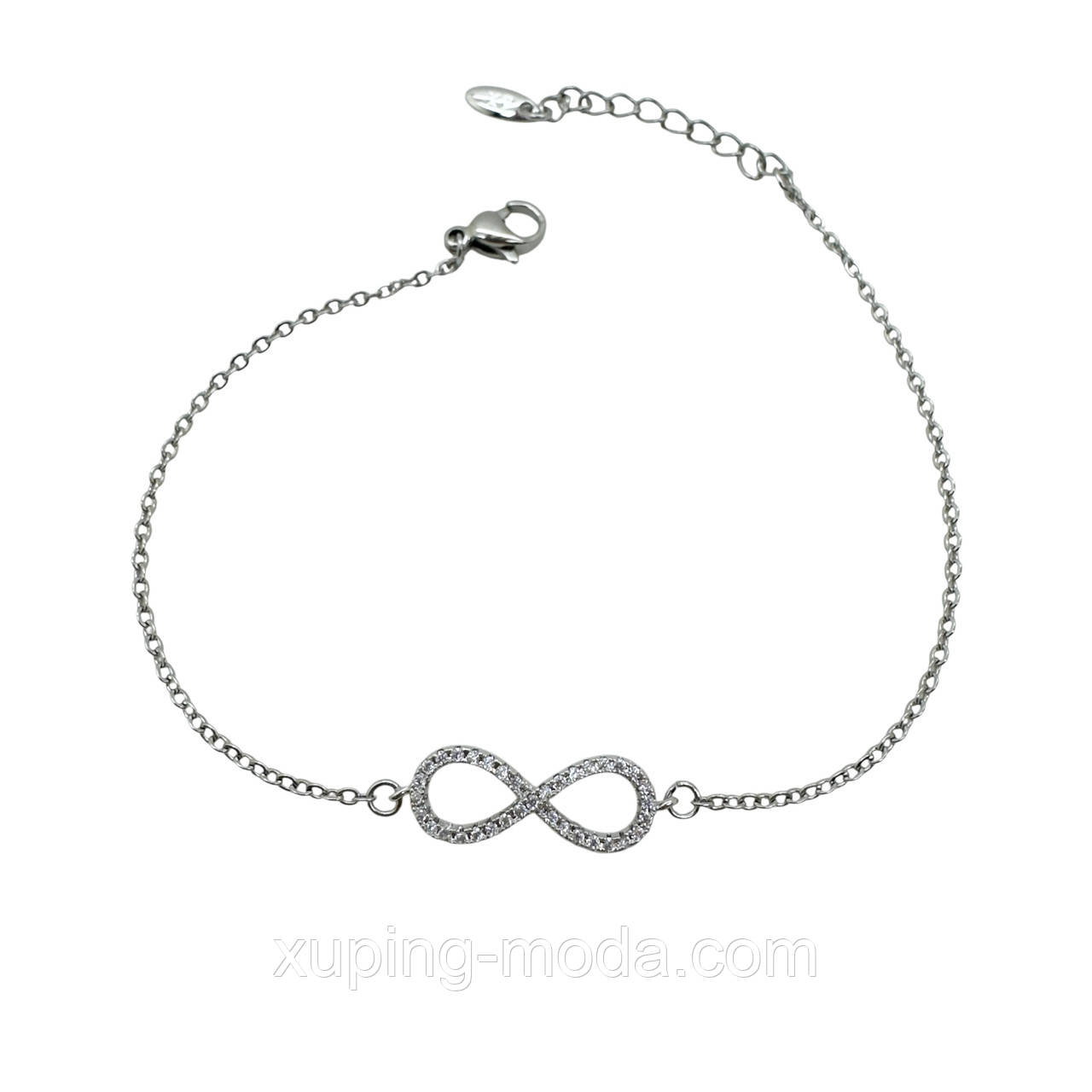 17+3 см. Браслет жиночий гуртом. Xuping. родій, фото 1