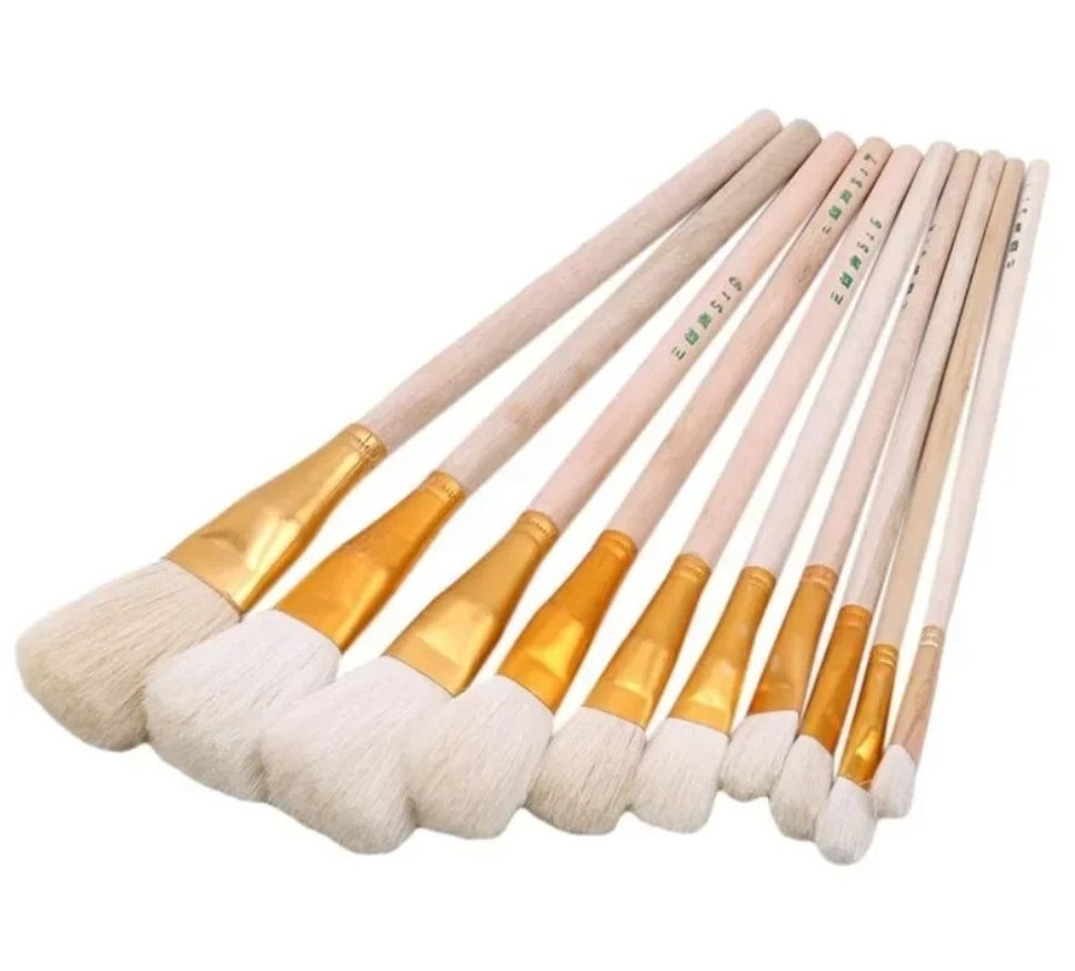 Набір художніх пензликів 10шт