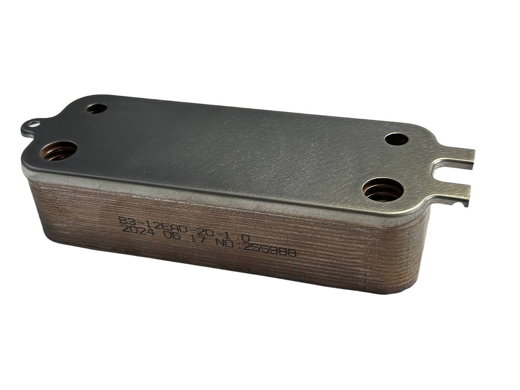 Пластинчастий теплообмінник 16 пл. для котла Bosch Gas 6000 WBN6000, Gaz 7000 ZWC28/35, Condens 3000 ZWB28, фото 1