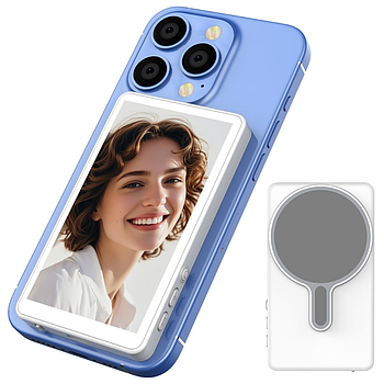 Магнітний монітор для селфі 3.97ʼ' + динаміки, X40 / Екран-монітор для селфі / Селфі дисплей для телефону