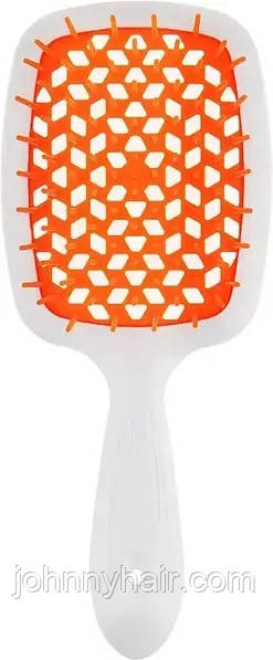 Щітка біла (оранж серединка) Janeke Superbrush The Original White&Orange SP226BIAARA, фото 1