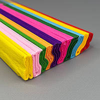 Набір гофрованого (крепового) паперу 50х150см - 10 кольорів