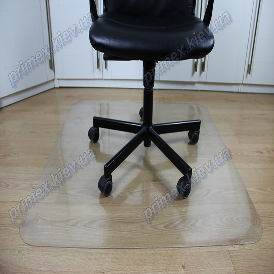 Ковер под кресло для защиты пола 1,5 мм 80х122 см прозрачный - фото 4 - id-p337324578