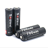 Акумулятор LiFePO4 Soshine 14500 (AA) 3.2 V 700mAh, фото 2