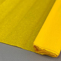 Гофрований (креповий) папір 50х150см - жовток