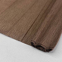 Гофрований (креповий) папір 50х150см - коричневий