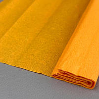 Гофрований (креповий) папір 50х150см - помаранчевий