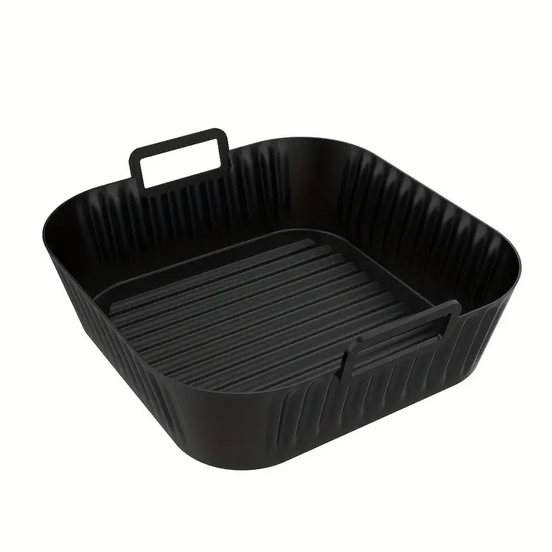 Силіконова форма для аерогрилю ребриста мультипечі REN-1822 чорний, фото 1