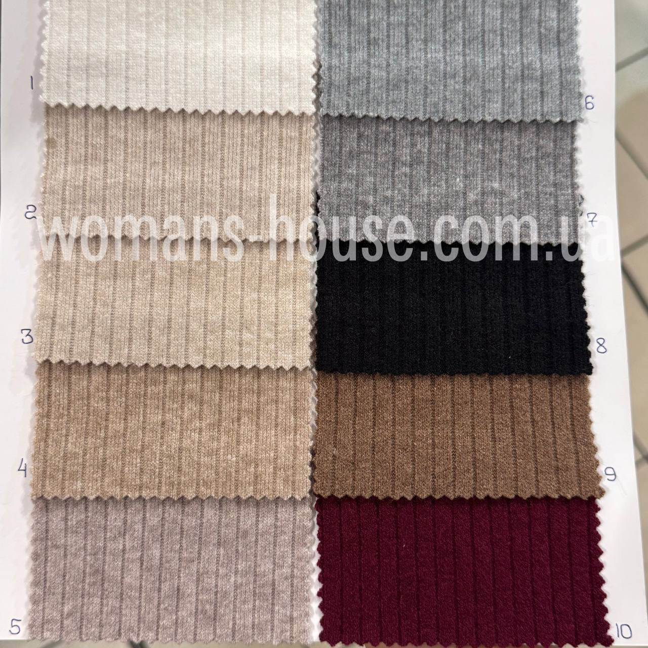 Ангор рубчик 0,7 см трикотаж 160 см 320 г/м2 стрейч Тільки опт Рулон від 40 м, фото 1