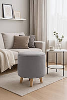 М'який пуф "MINI" Light grey