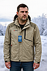 Чоловіча термокуртка Audsa демісезонна з мембранної тканини, великі розміри 2XL–6XL, Сірий, XXL, фото 3