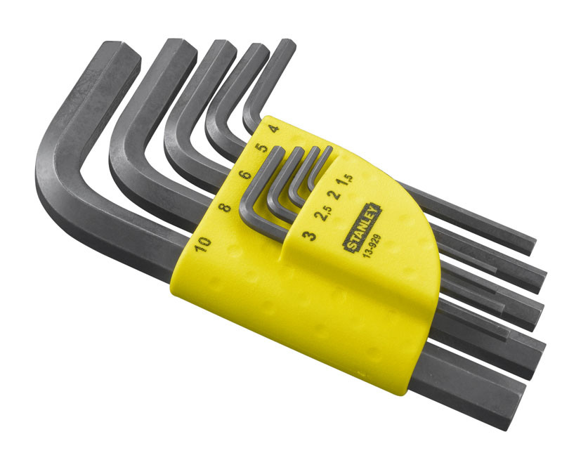 Stanley 1-13-929 Набір шестигранних ключів, 1.5-10 мм