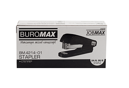 Степлер №24/6, 50 мм, 20 аркушів,11 см / Buromax (арт. 4214)