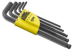 Stanley 1-13-976 Набір шестигранних ключів, 1.5-10 мм, подовжені