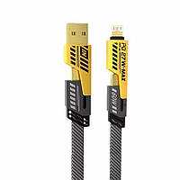 Зарядний кабель 4 в 1 PD 65W для швидкого заряджання USB Lightning Type-C