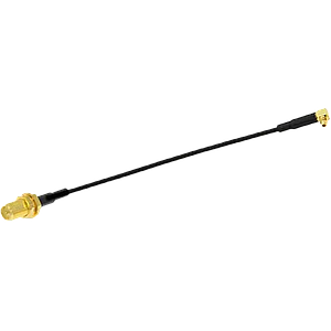 Перехідник антени відеопередавача MMCX-M кутовий на SMA 10 см, 50 Ом