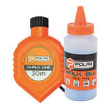 Шнур Polax розмічальний відбивний тросування 30 м (30-002), фото 4