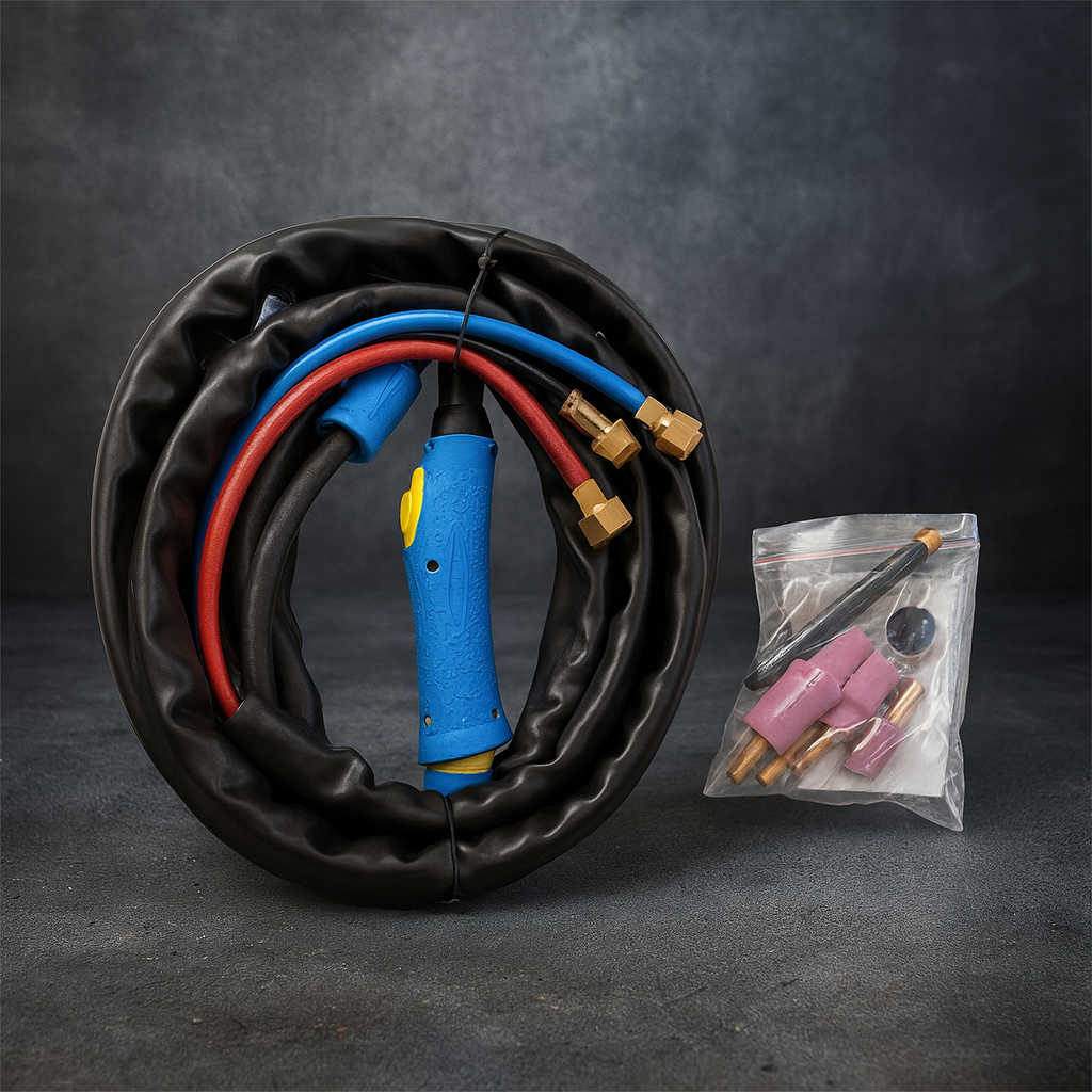 Аргоновий пальник WP-18 з водяним охолодженням 5 м для TIG зварювання до 315А, фото 1