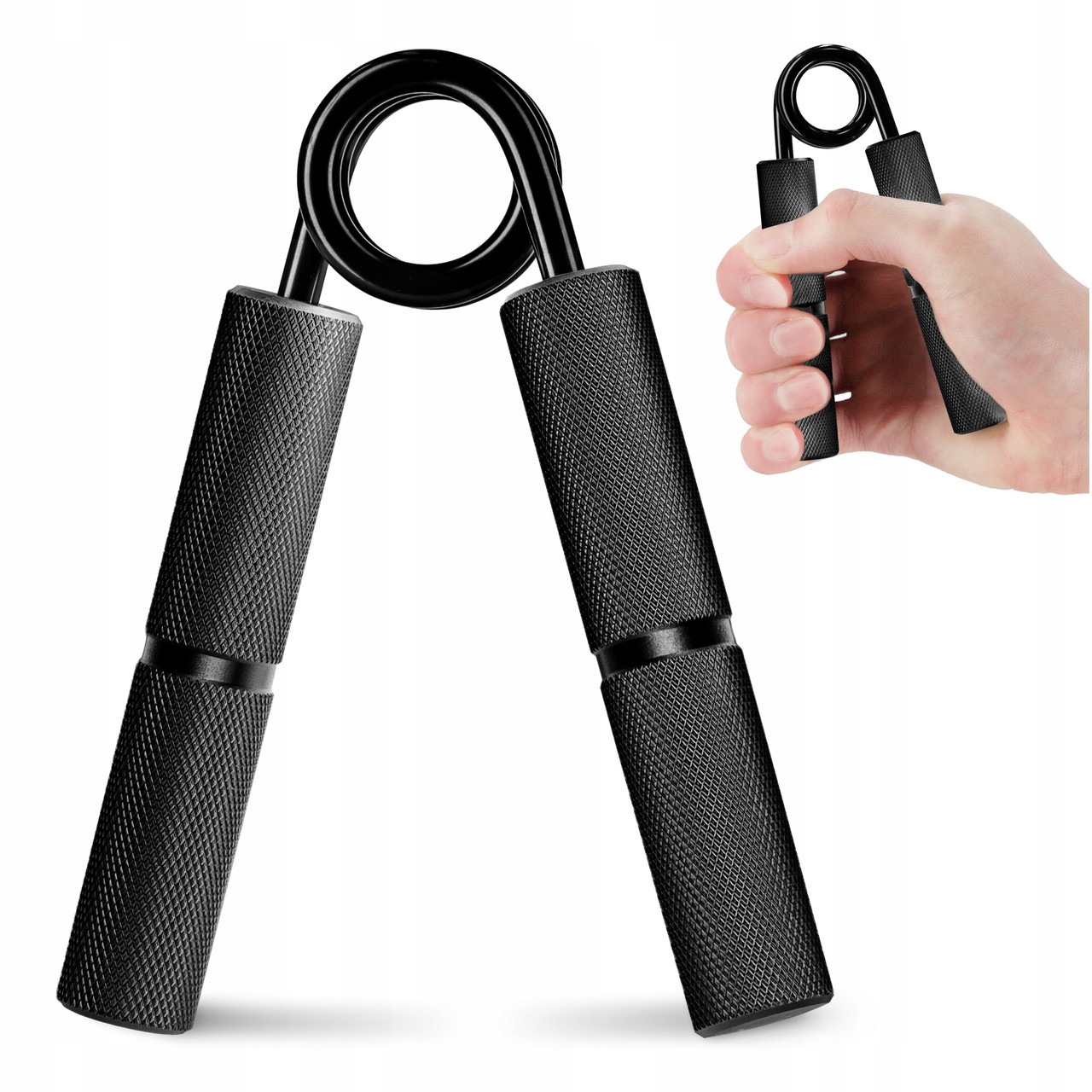 Еспандер кистьовий 4FIZJO 113 кг металевий Black (P-5907739313393), фото 1